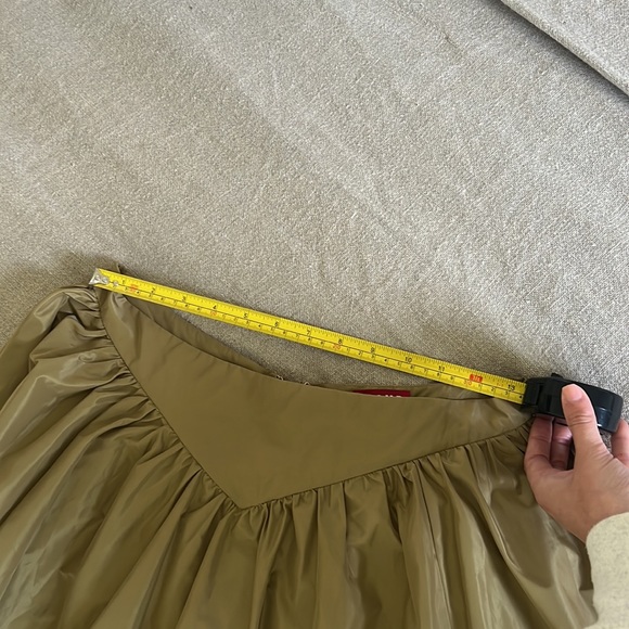 Staud Set. Gigi Top and Bendetta skirt. Color Khaki. - Picture 8 of 9